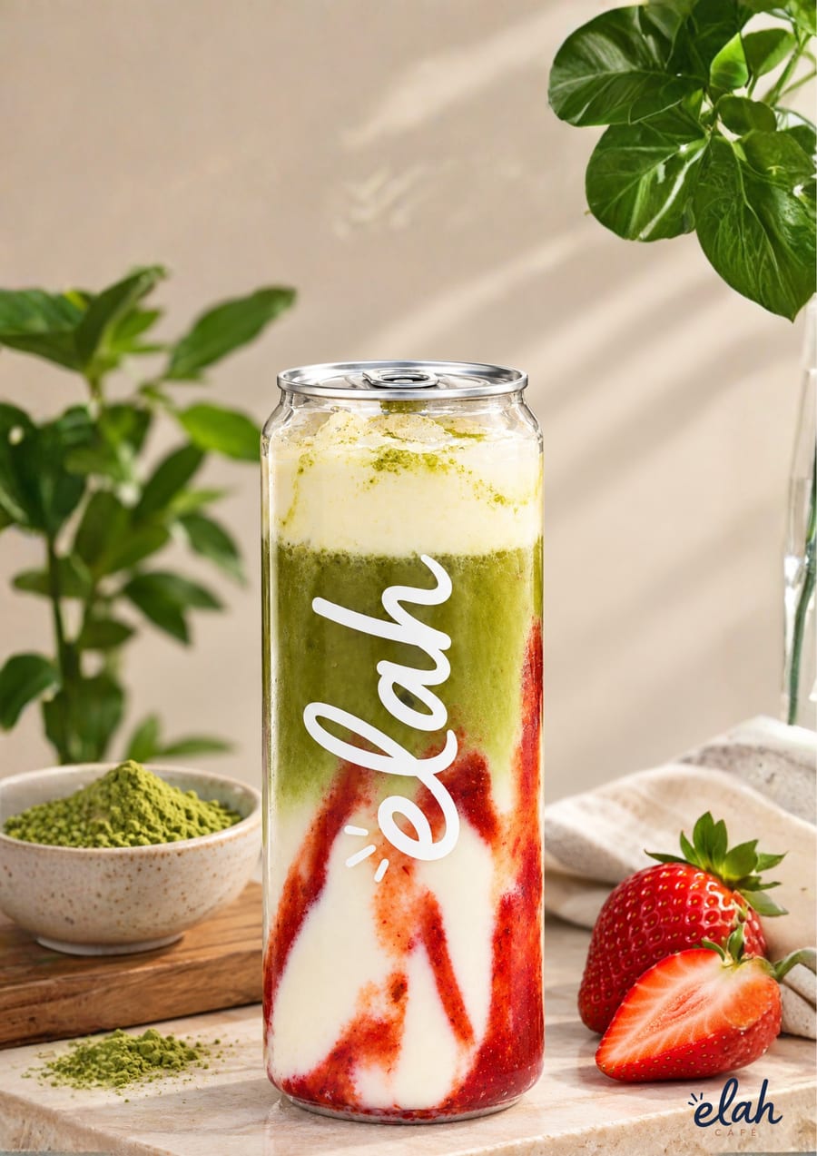 Matcha Strawberry Latte